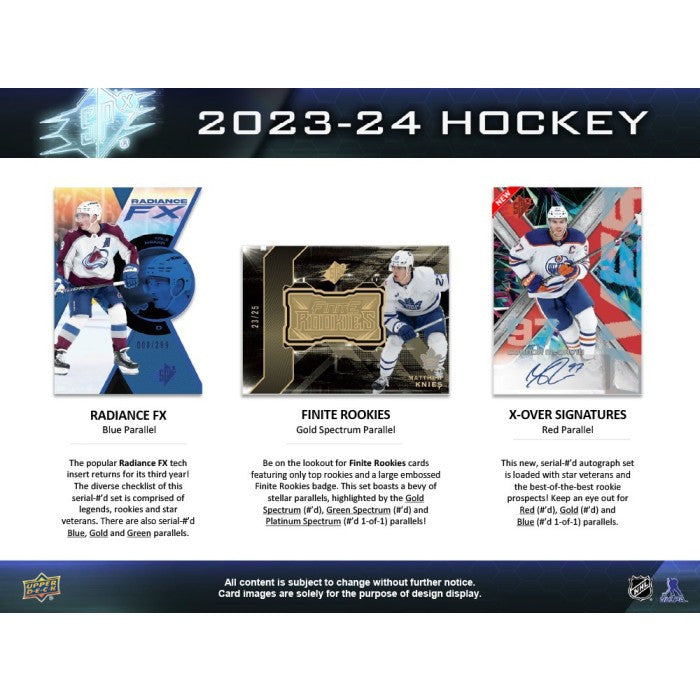 2023/24 Upper Deck SPX Hockey Hobby Case (20)