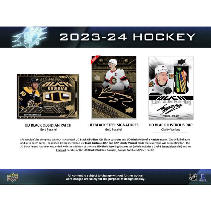2023/24 Upper Deck SPX Hockey Hobby Case (20)