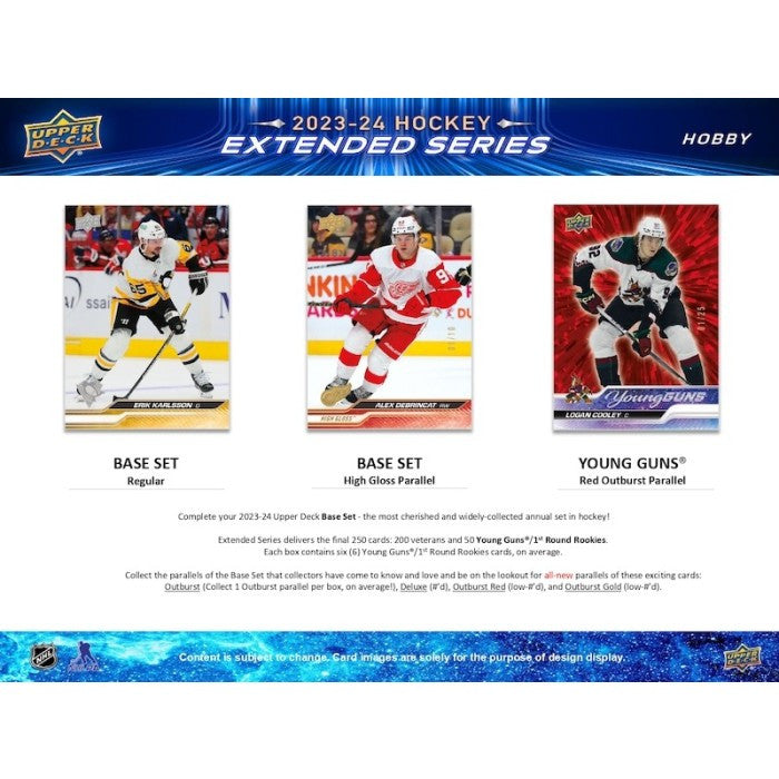 2023/24 Upper Deck Extended Series Hockey Hobby Box