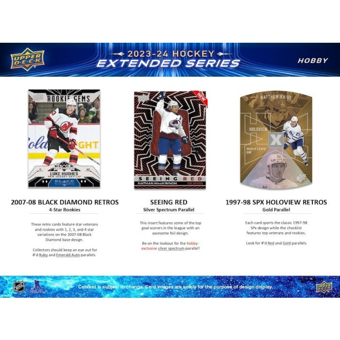 2023/24 Upper Deck Extended Series Hockey Hobby Case (12)