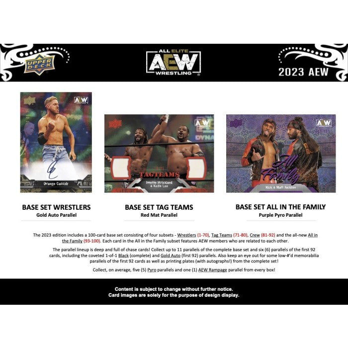 2023 Upper Deck All Elite Wrestling (AEW) Hobby Box