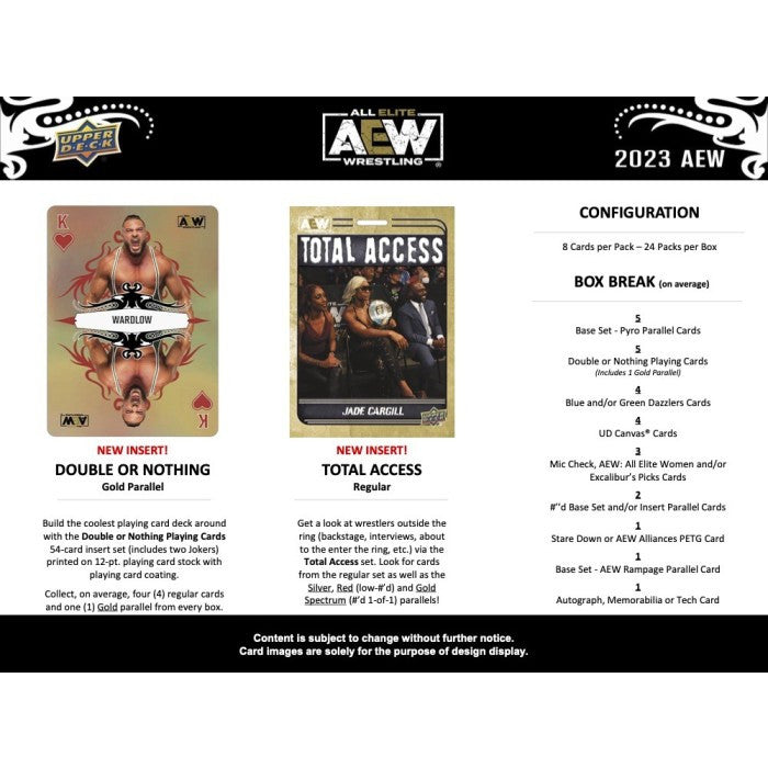 2023 Upper Deck All Elite Wrestling (AEW) Hobby Box