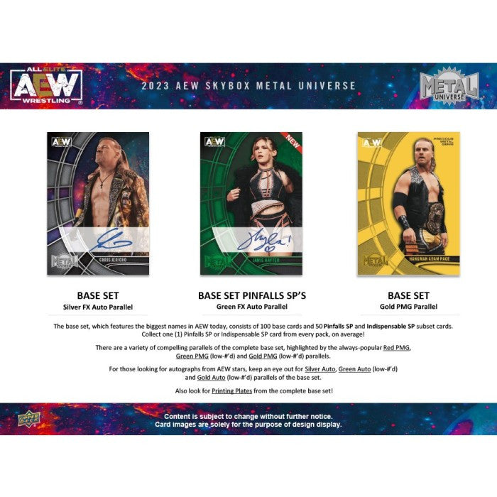 2023 Upper Deck AEW Skybox Metal Universe Hobby Box (Presell)