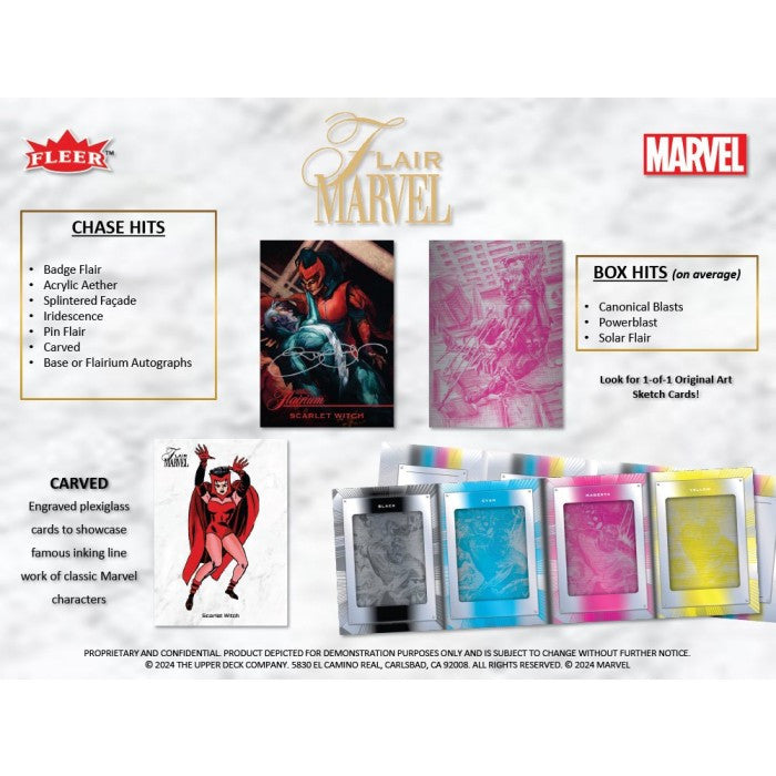 2024 Upper Deck Marvel Flair Hobby Box