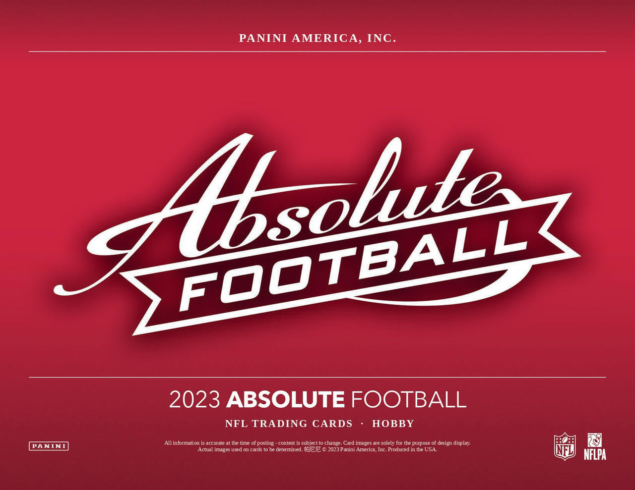 2023 Panini Absolute Football Hobby Box