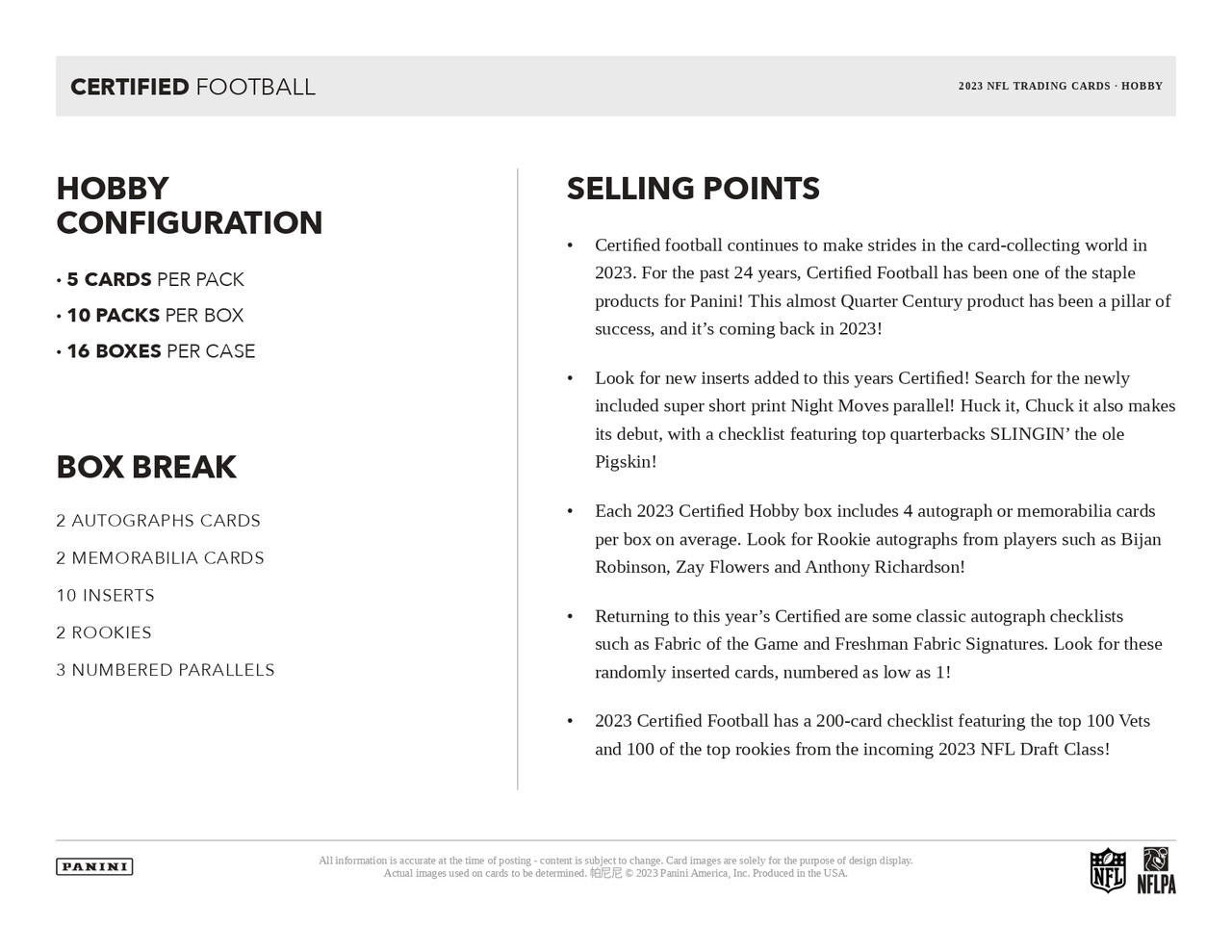 2023 Panini Certified Football Hobby Case (16)