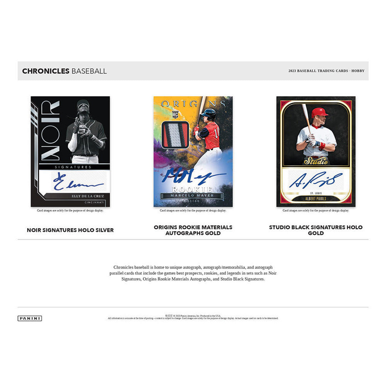 2023 Panini Chronicles Baseball Hobby Box