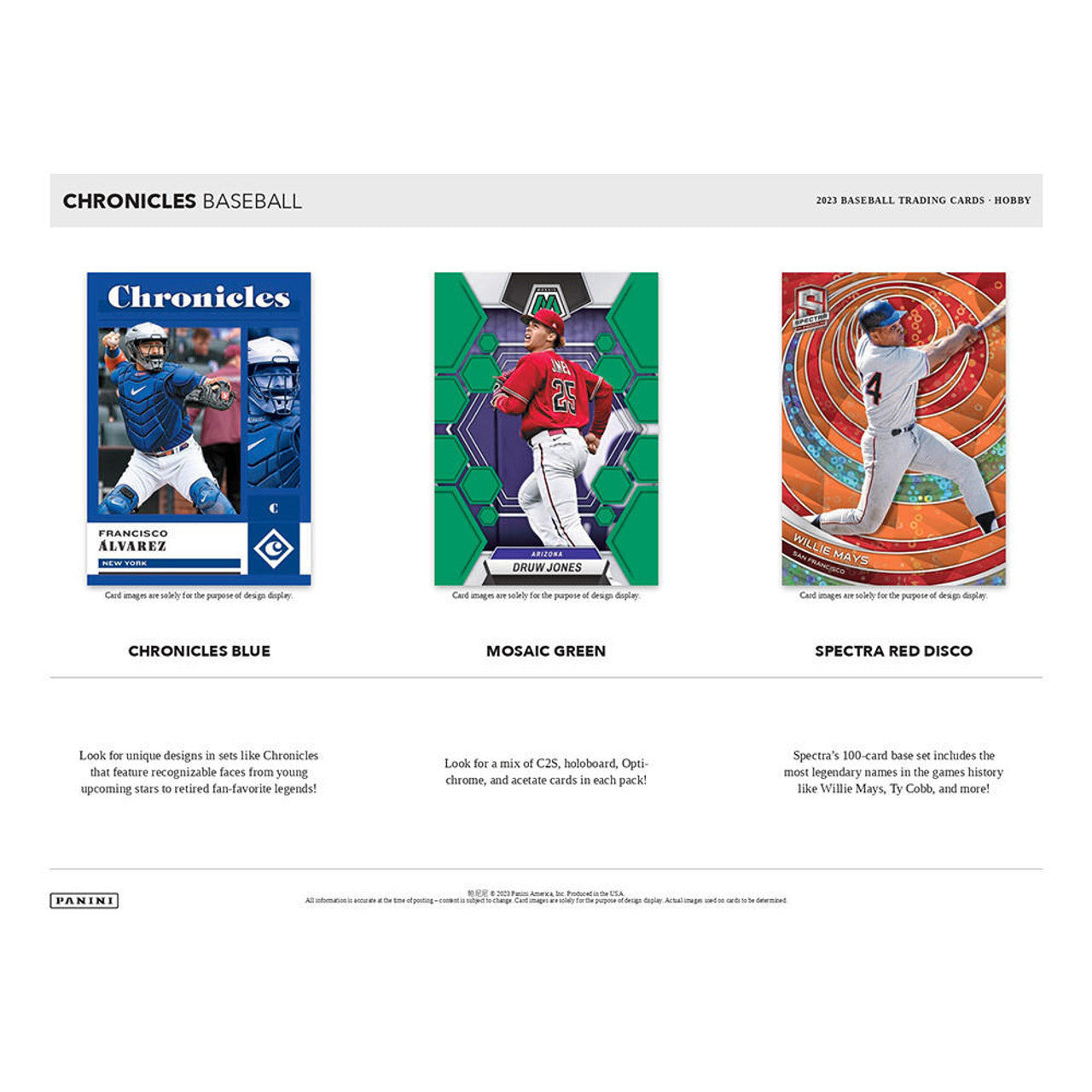 2023 Panini Chronicles Baseball Hobby Box