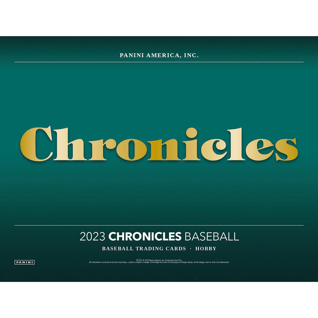 2023 Panini Chronicles Baseball Hobby Box