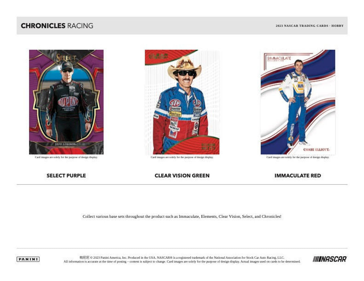 2023 Panini Chronicles Racing NASCAR Hobby Box