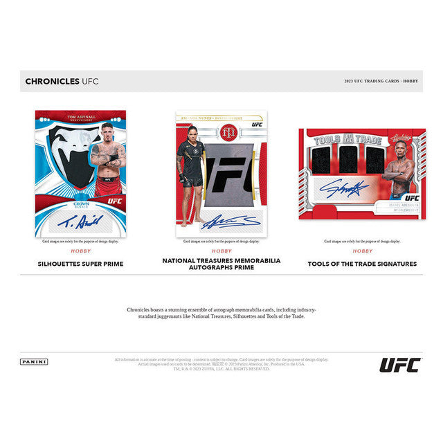 2023 Panini Chronicles UFC Hobby Box