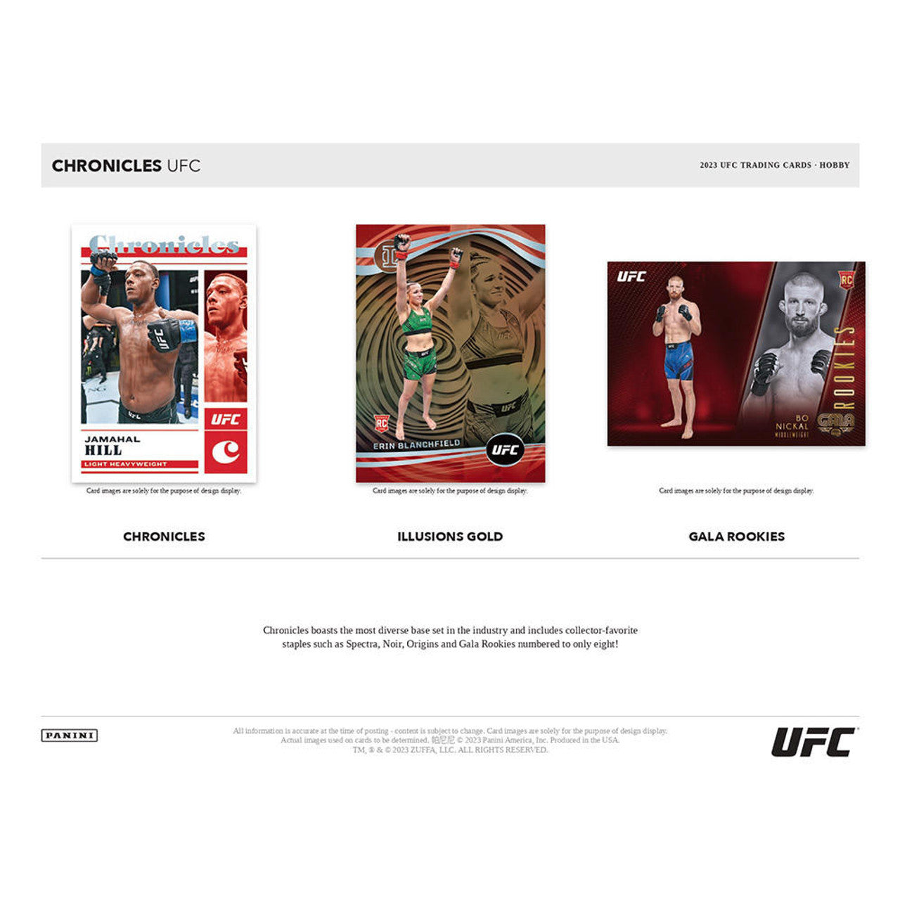 2023 Panini Chronicles UFC Hobby Box
