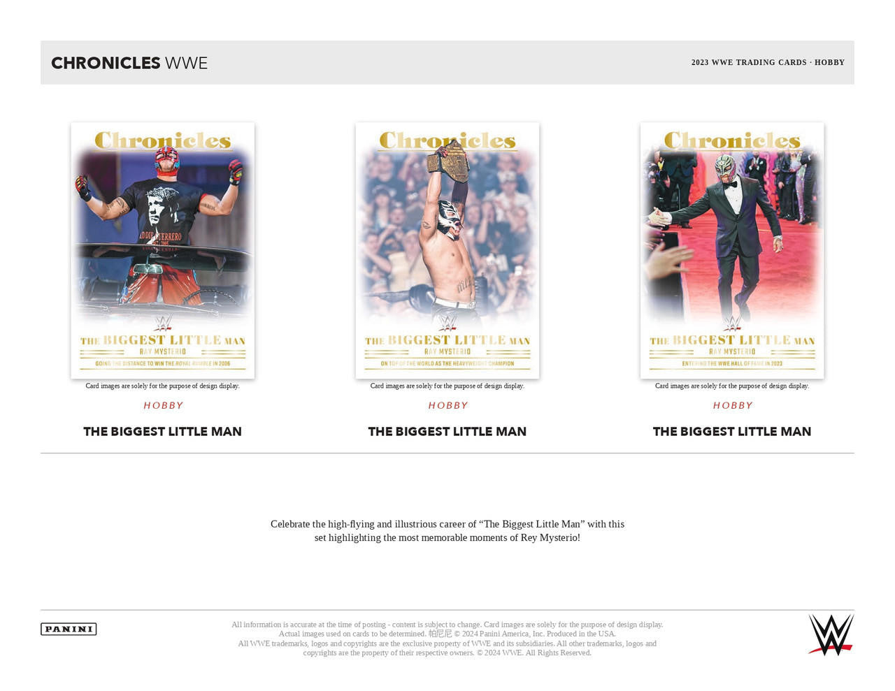 2023 Panini Chronicles WWE Wrestling Hobby Box