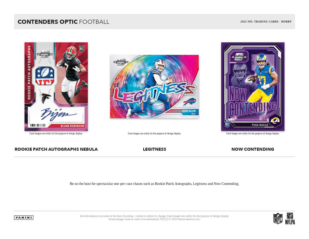 2023 Panini Contenders Optic Football Hobby Case