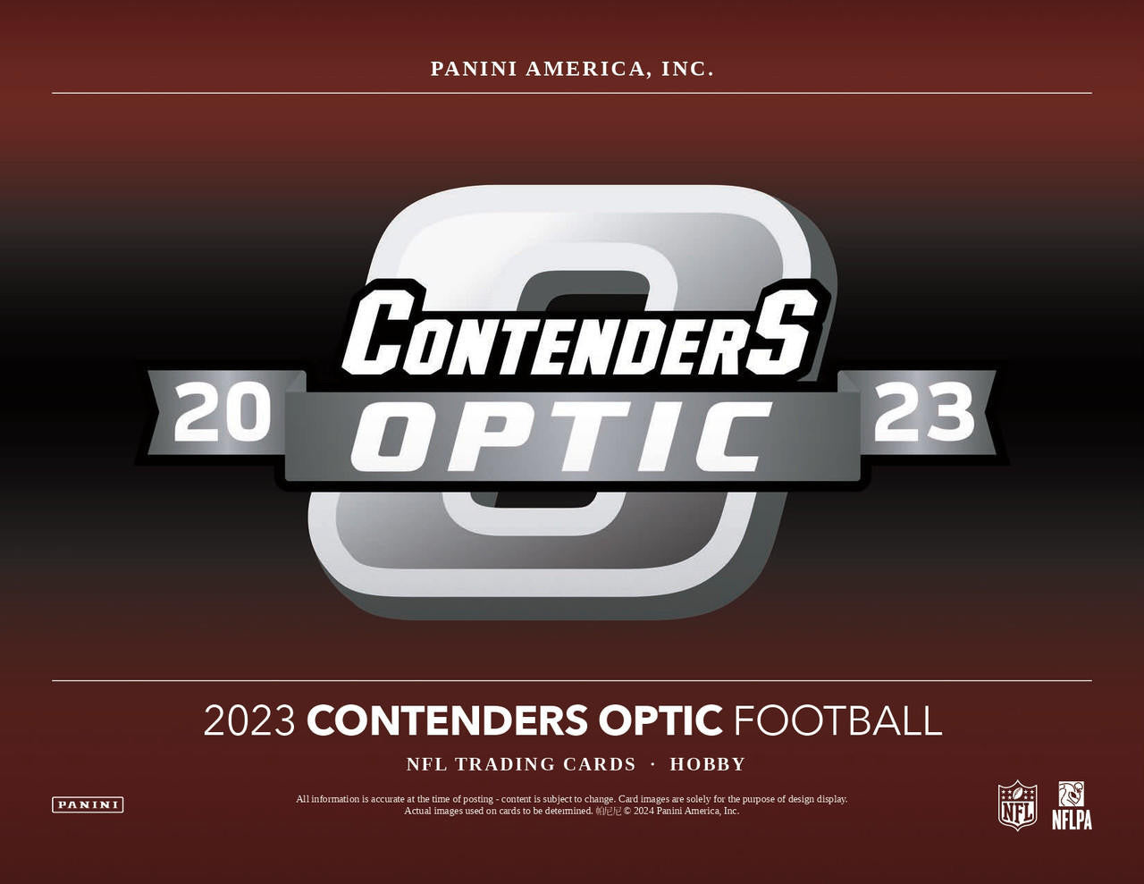 2023 Panini Contenders Optic Football Hobby Case