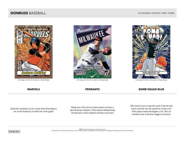 2023 Panini Donruss Baseball Hobby Box