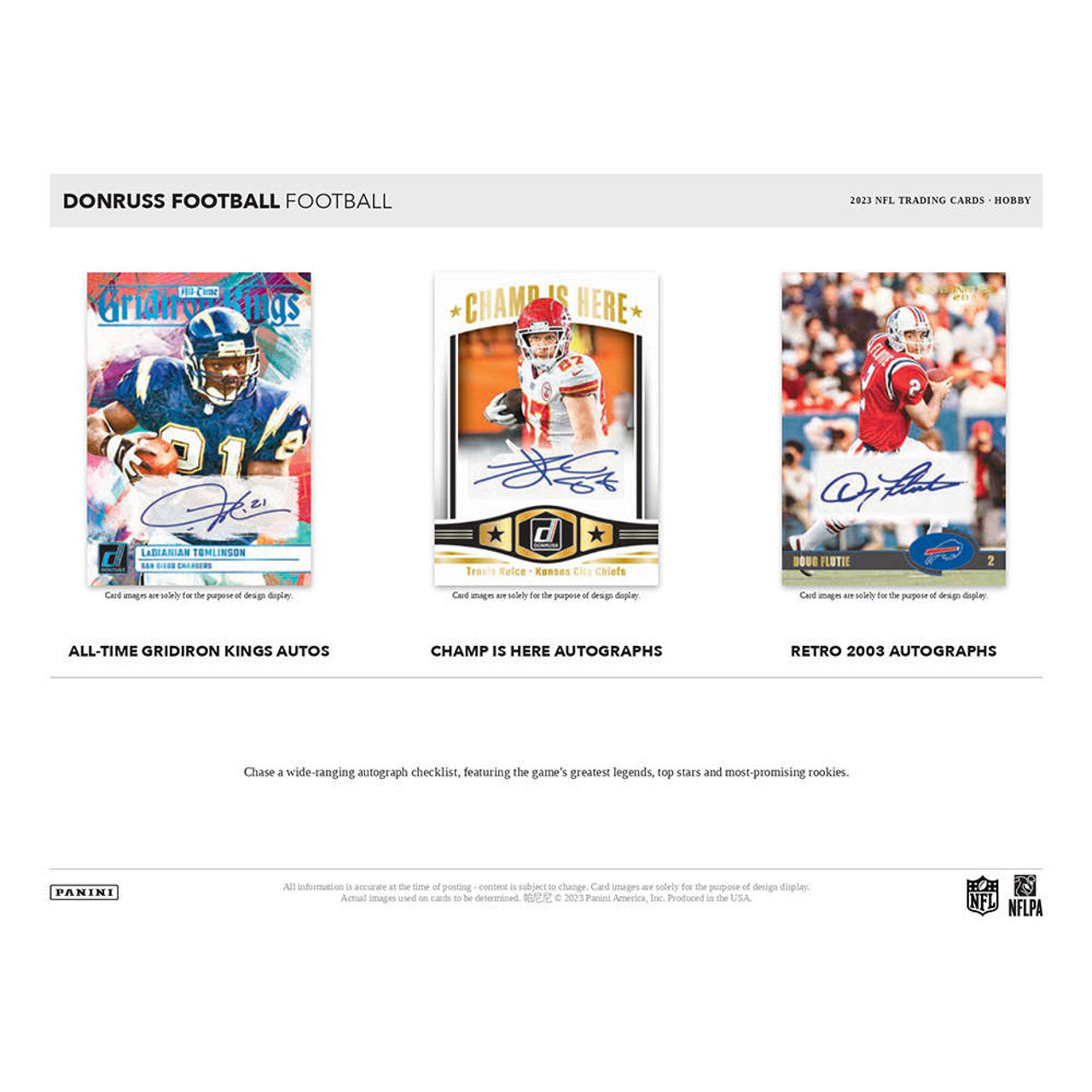 2023 Panini Donruss Football Hobby Box
