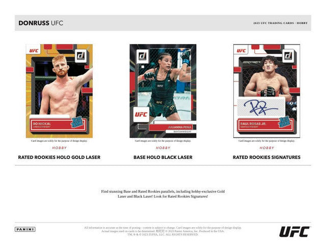 2023 Panini Donruss UFC Hobby Box