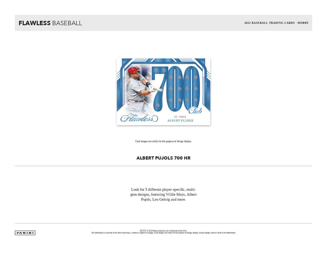 2023 Panini Flawless Baseball Hobby Case (2)