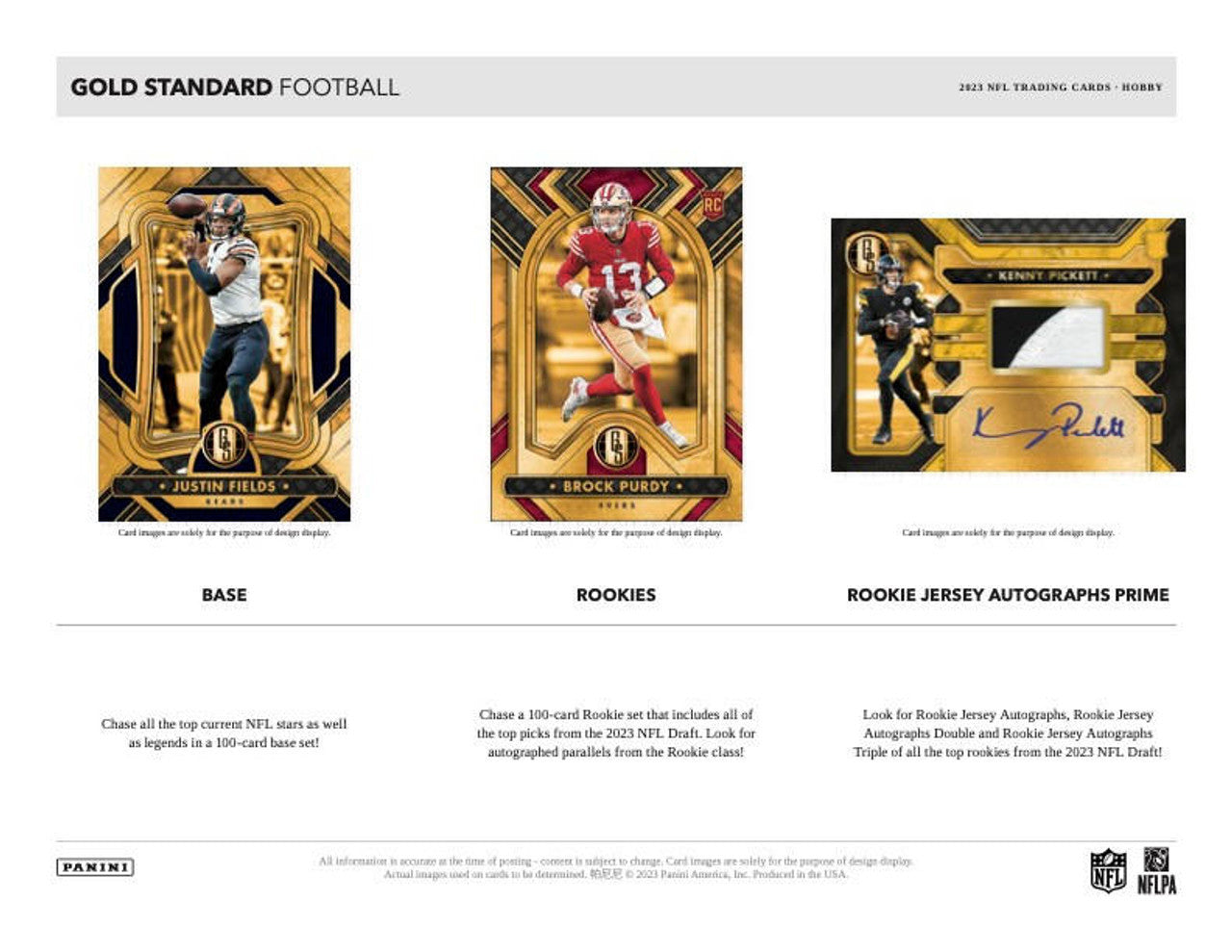 2023 Panini Gold Standard Football Hobby Box