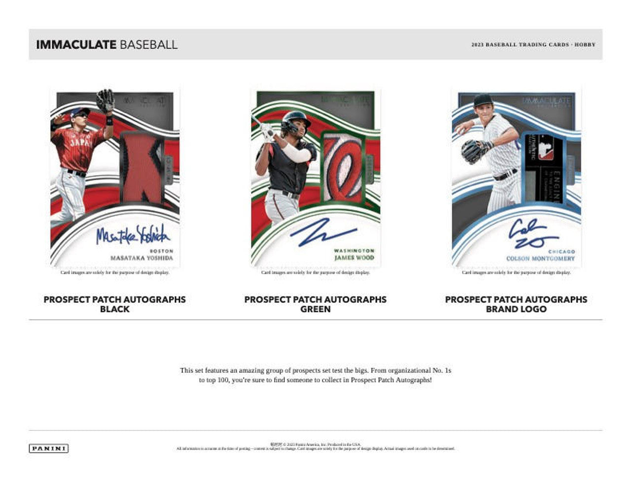 2023 Panini Immaculate Collection Baseball Hobby Box