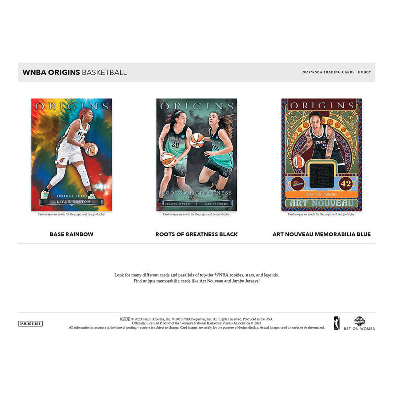 2023 Panini Origins WNBA Basketball Hobby Box