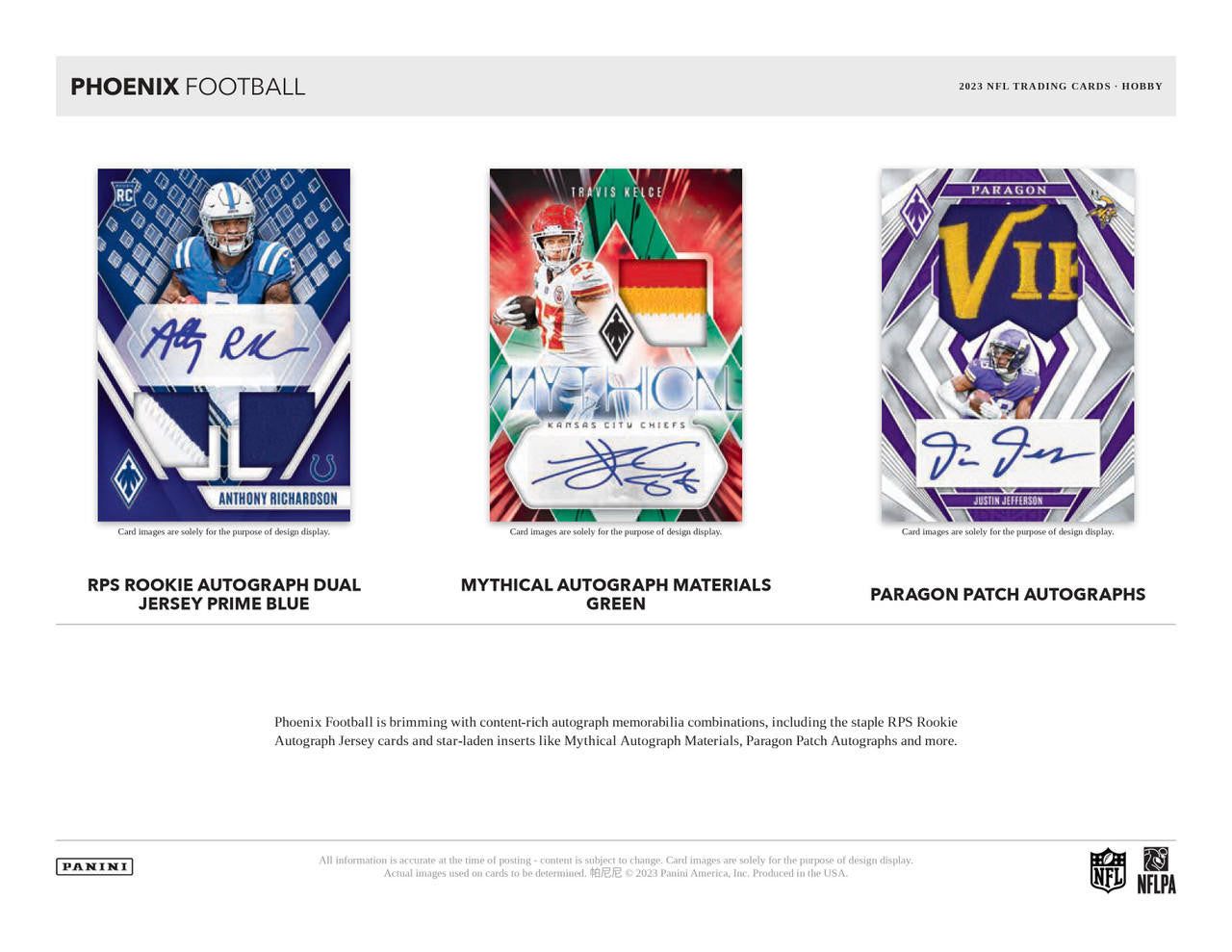 2023 Panini Phoenix Football Hobby Box