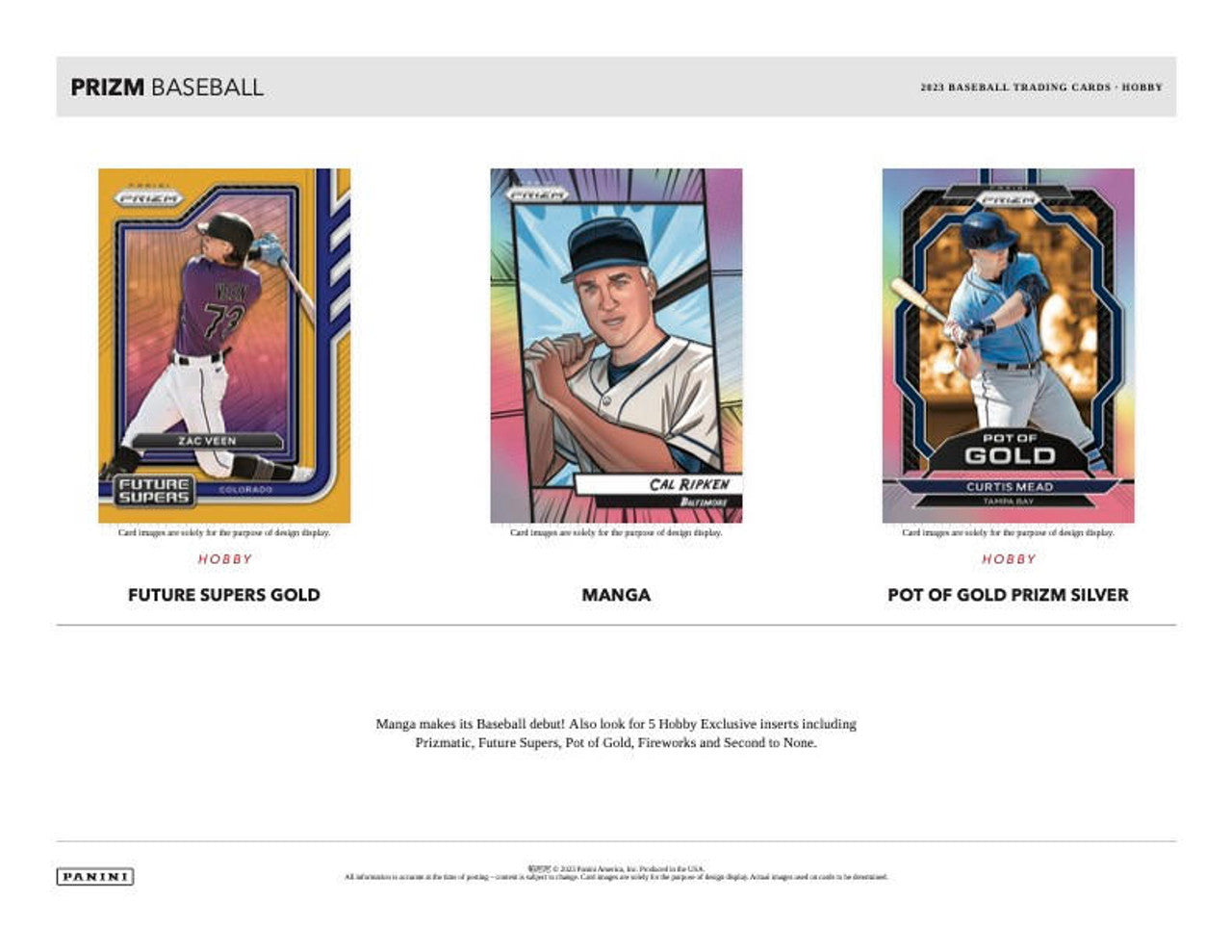 2023 Panini Prizm Baseball Hobby Box