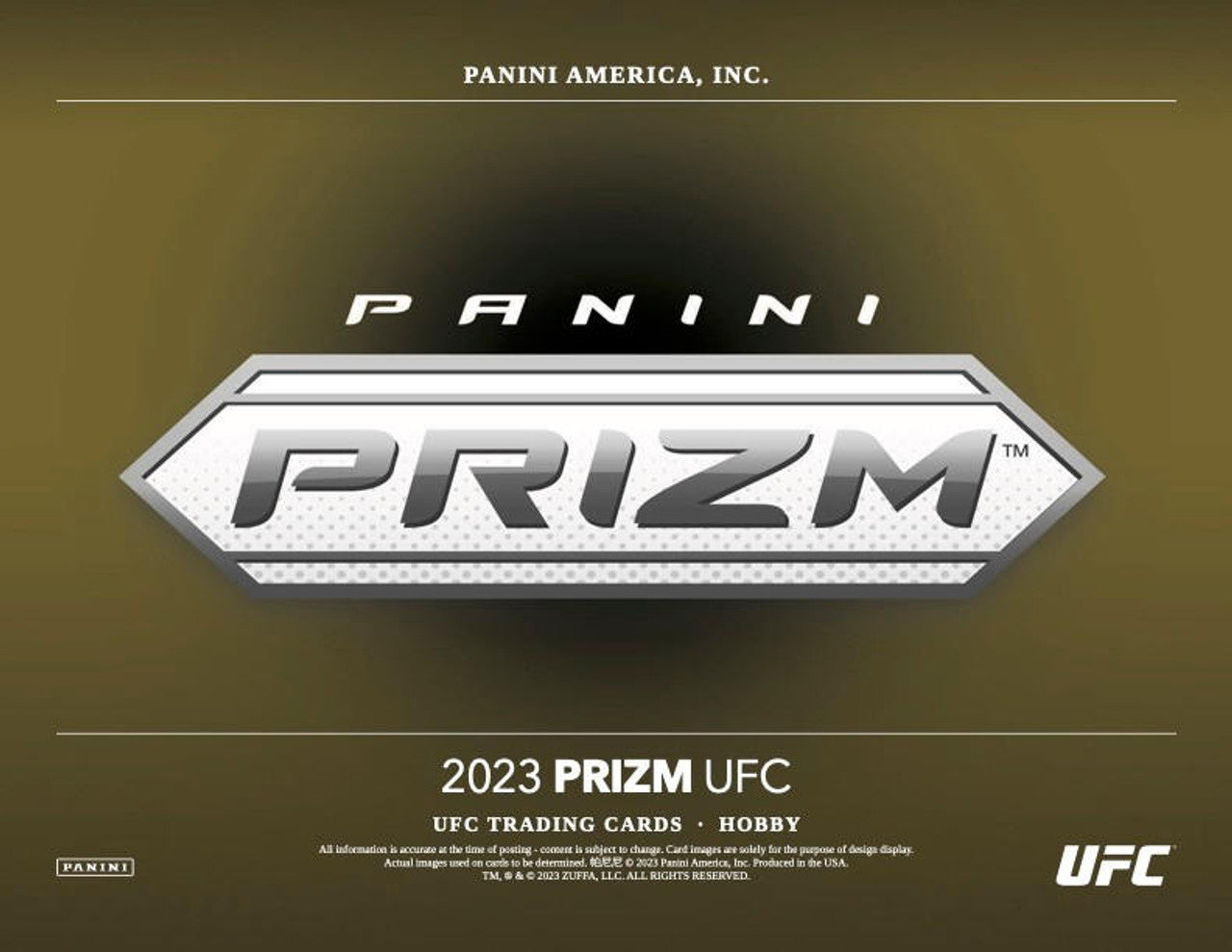 2023 Panini Prizm UFC Hobby Box