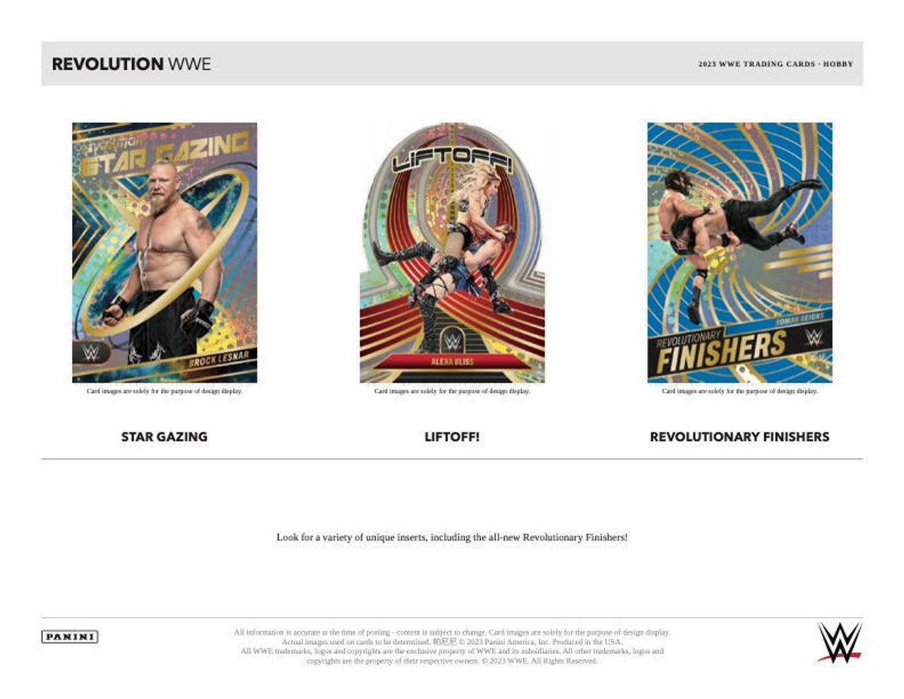 2023 Panini Revolution WWE Wrestling Hobby Box
