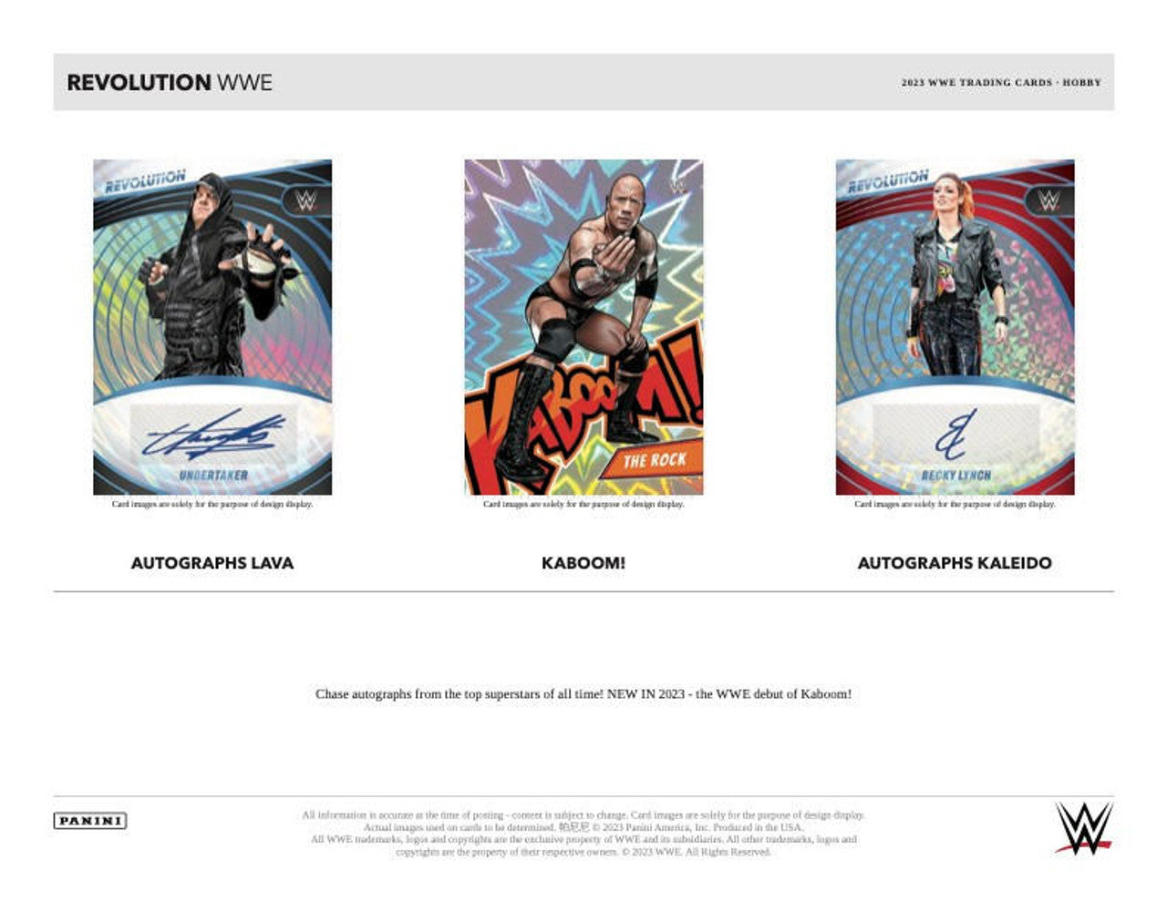 2023 Panini Revolution WWE Wrestling Hobby Box
