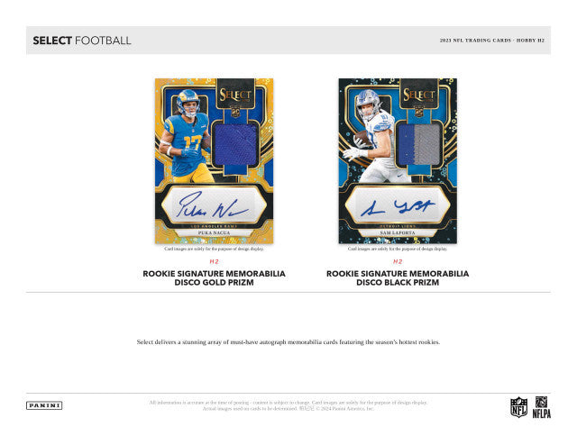 2023 Panini Select Football Hybrid H2 Box