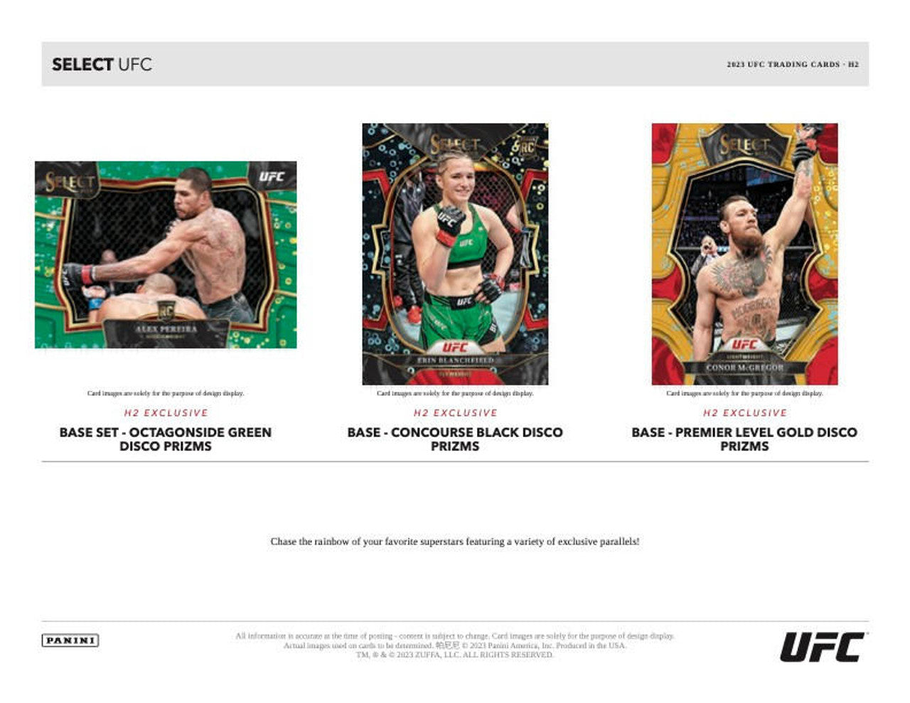 2023 Panini Select UFC H2 Hybrid Box