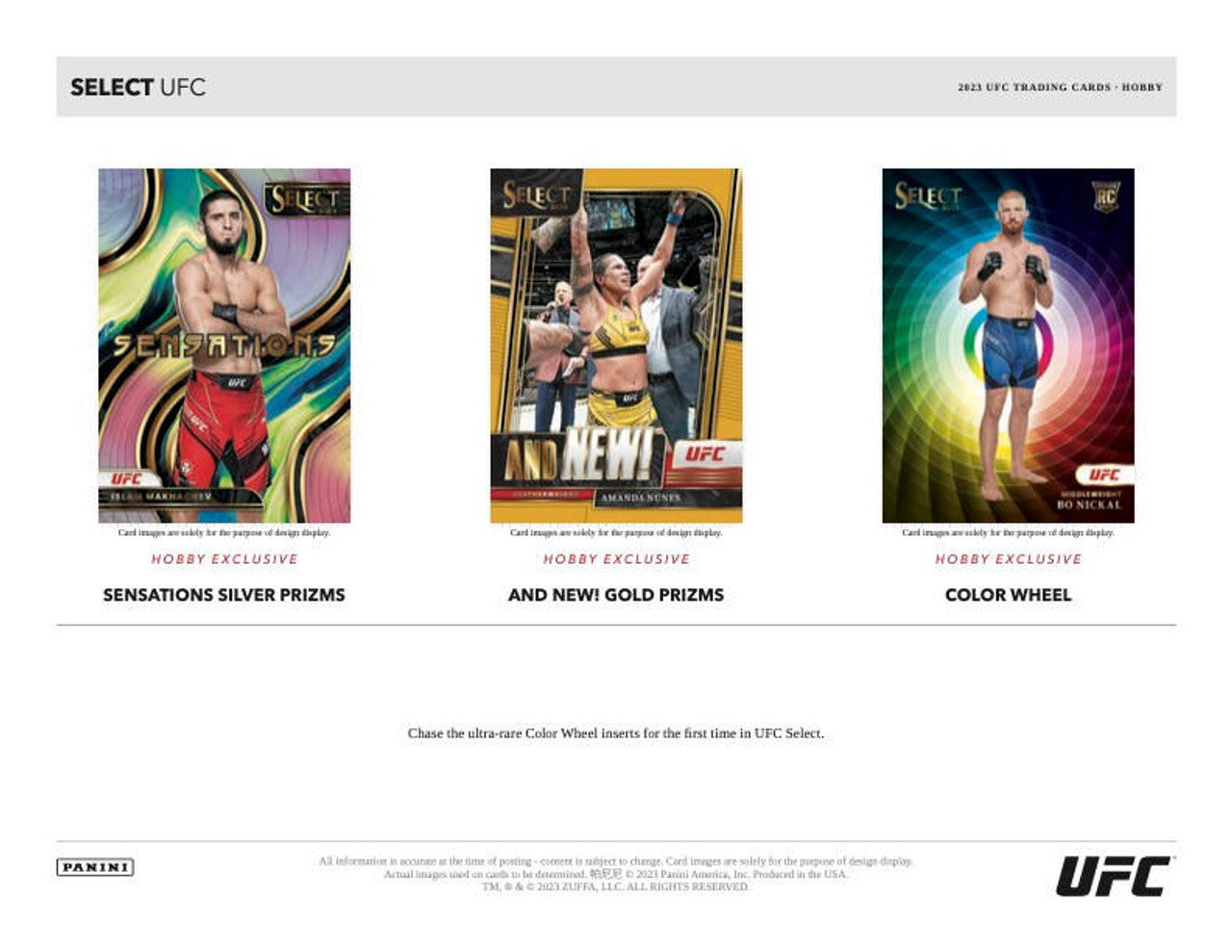 2023 Panini Select UFC Hobby Case (12)