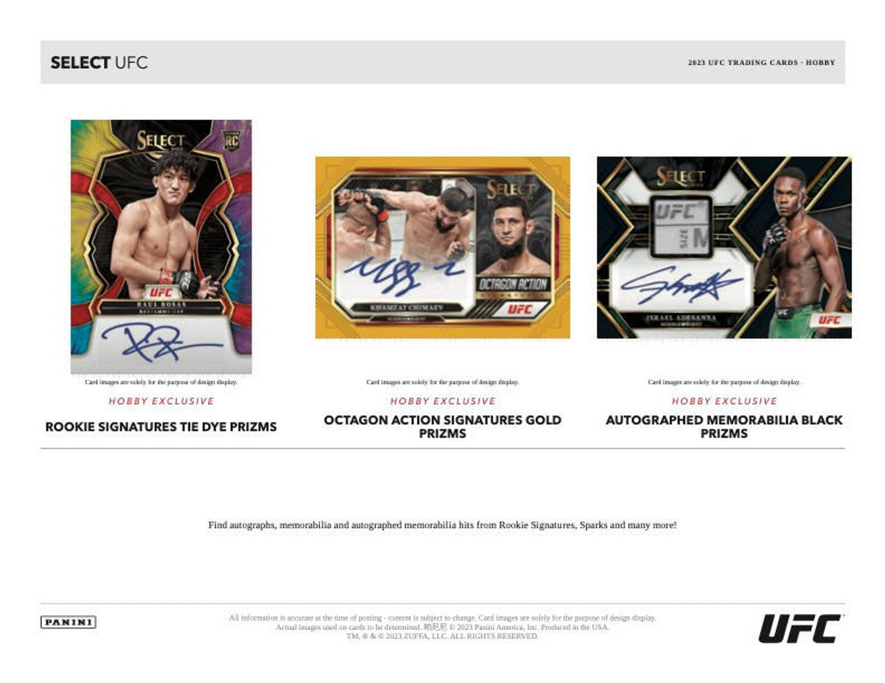 2023 Panini Select UFC Hobby Case (12)