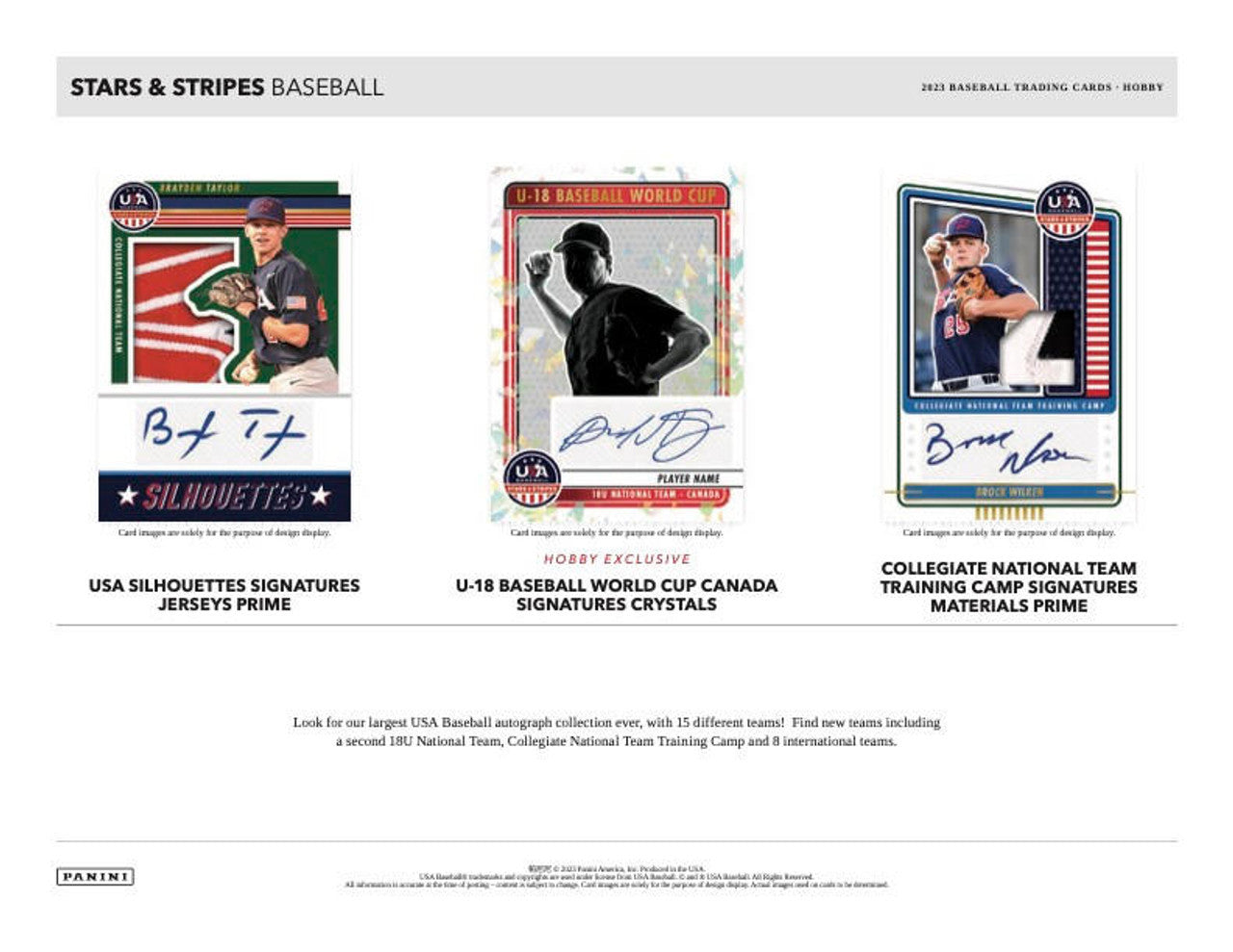 2023 Panini USA Baseball Stars & Stripes Hobby Box