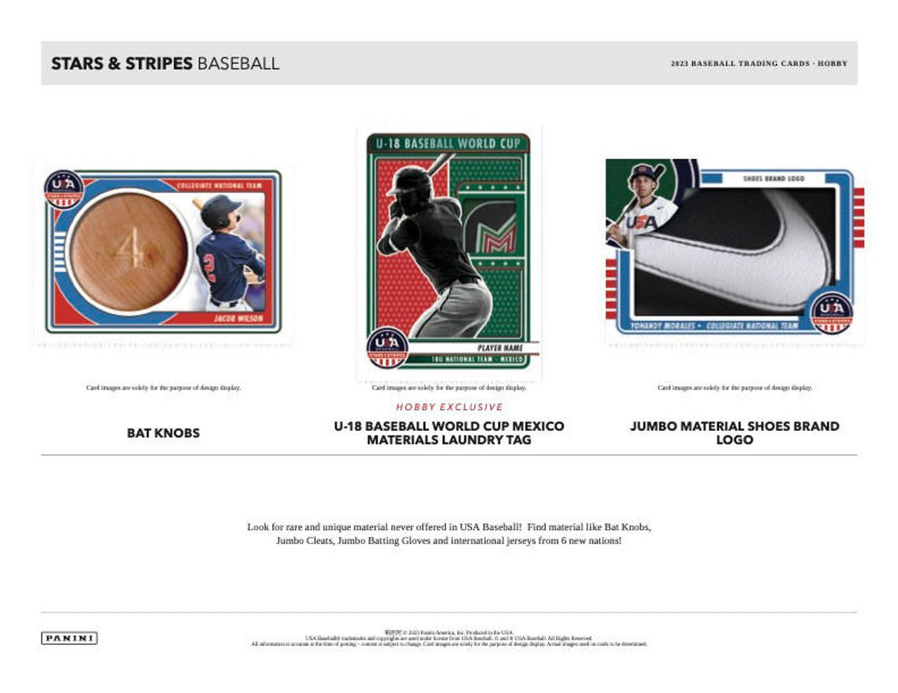 2023 Panini USA Baseball Stars & Stripes Hobby Box