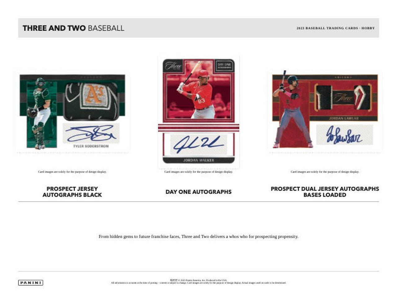 2023 Panini Three & Two Baseball Hobby Box