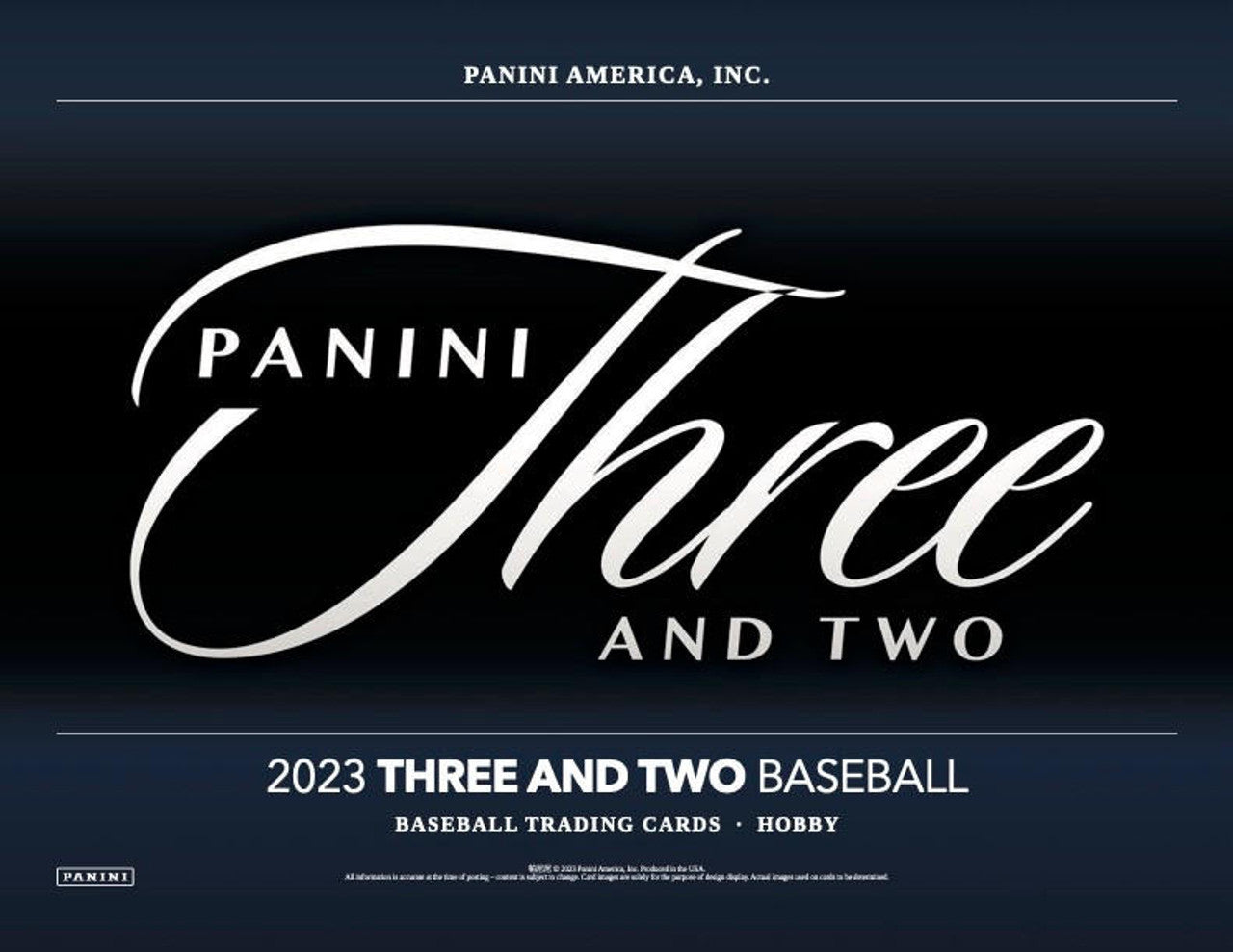 2023 Panini Three & Two Baseball Hobby Box