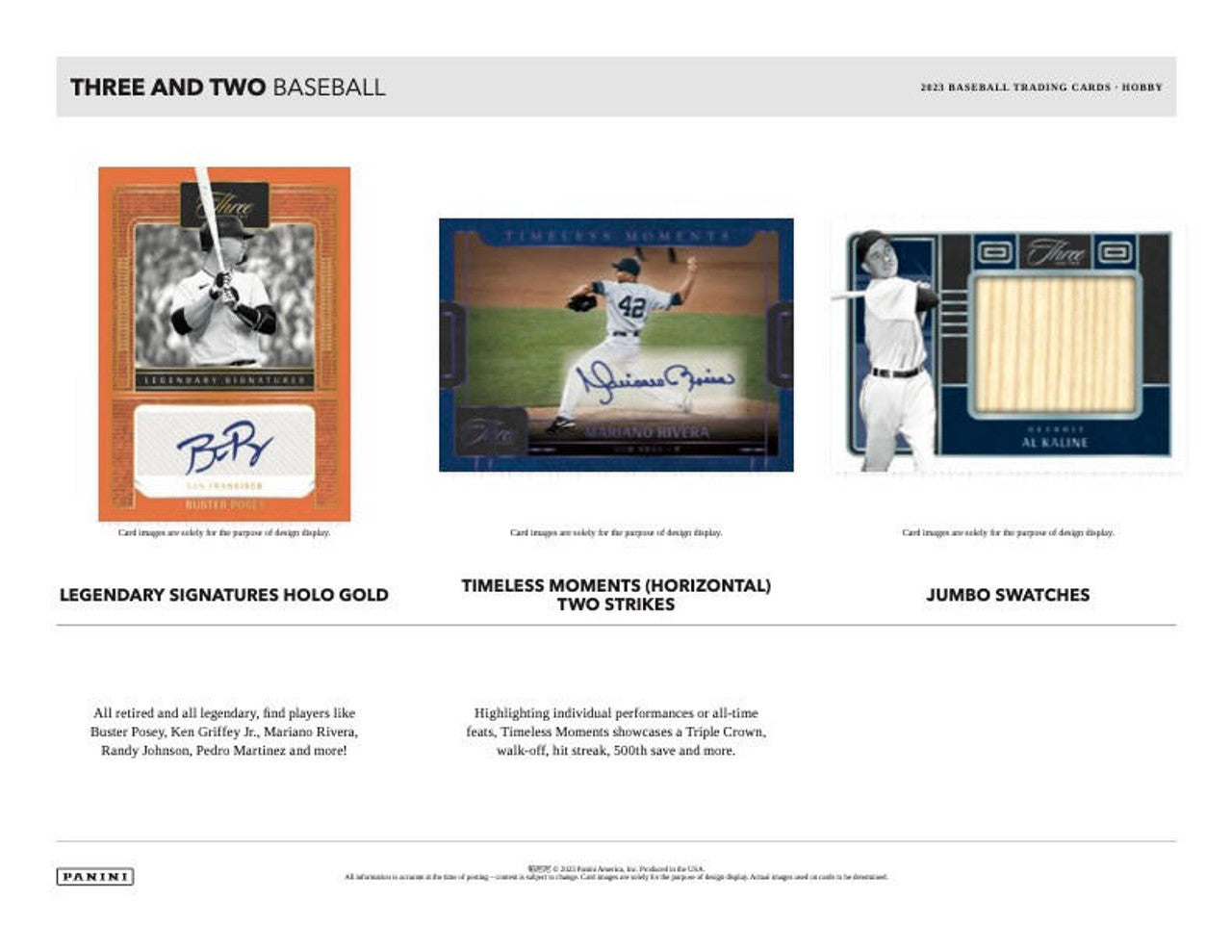2023 Panini Three & Two Baseball Hobby Box