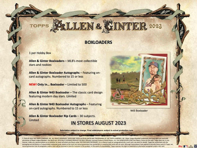 2023 Topps Allen & Ginter Baseball Hobby Case (12)