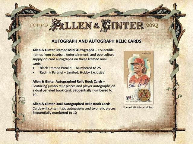 2023 Topps Allen & Ginter Baseball Hobby Case (12)