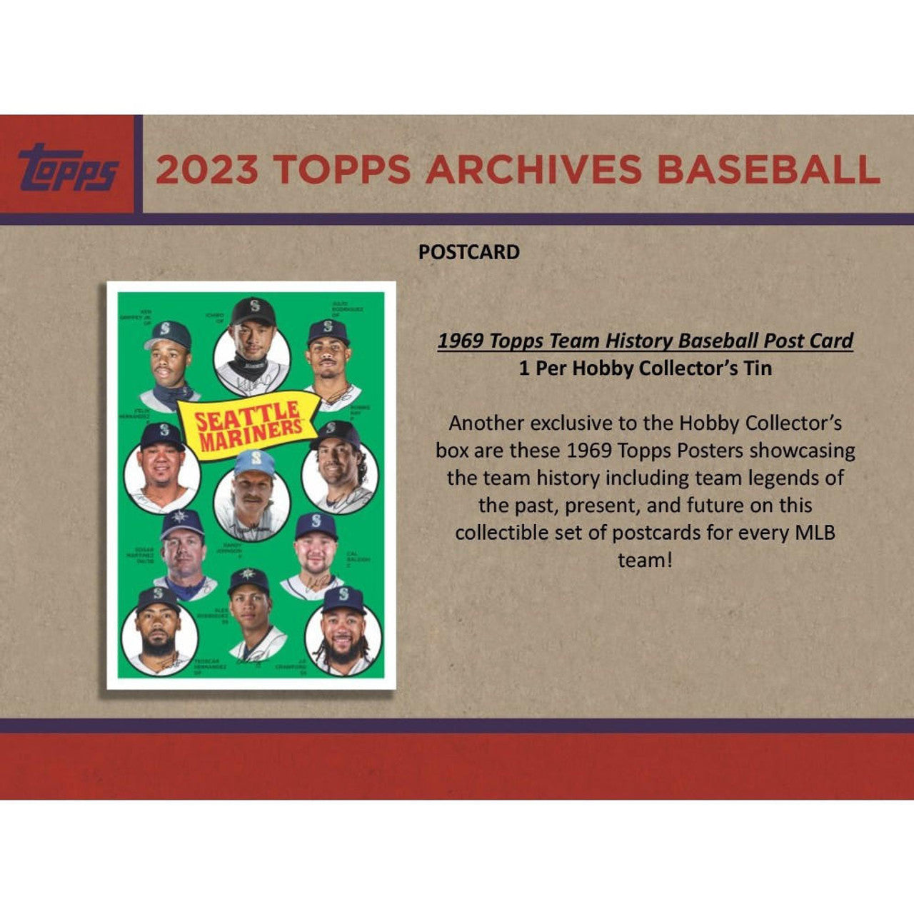2023 Topps Archives Baseball Collector's Tin Hobby Box