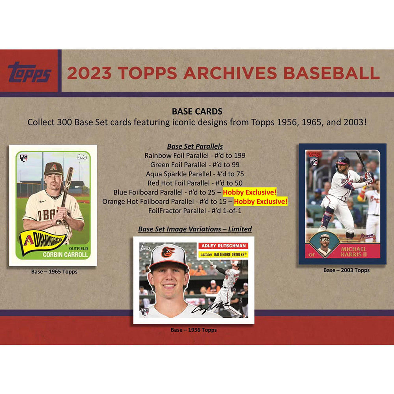 2023 Topps Archives Baseball Hobby Case (10)
