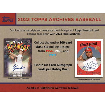 2023 Topps Archives Baseball Hobby Case (10)