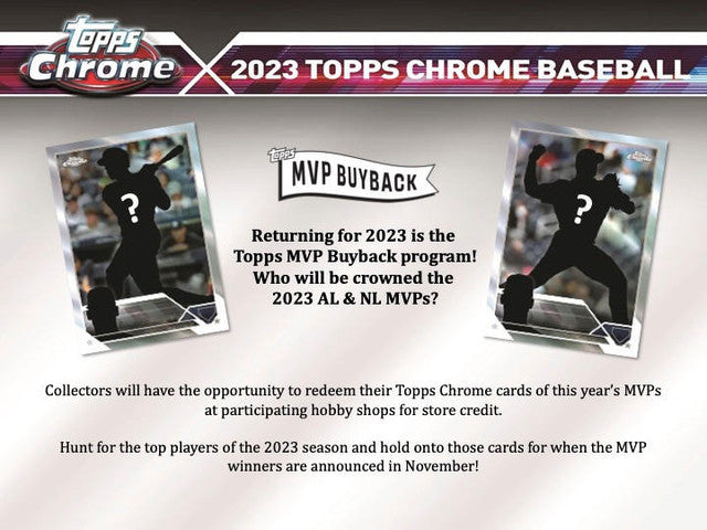 2023 Topps Chrome Baseball Jumbo Hobby Box