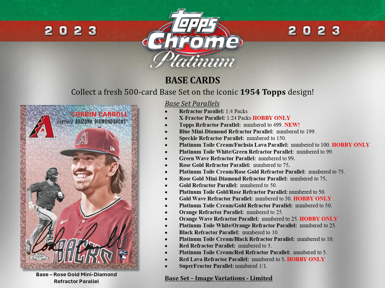 2023 Topps Chrome Platinum Anniversary Baseball Hobby Case (12)