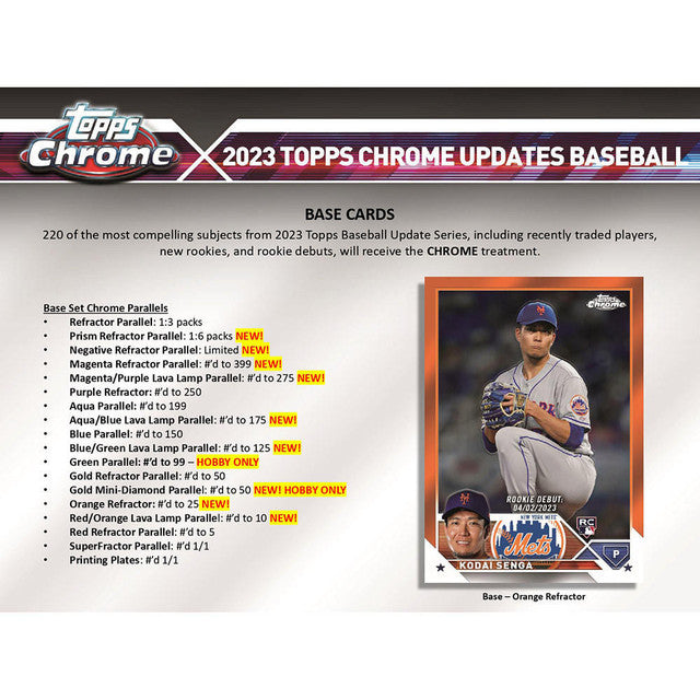 2023 Topps Chrome Update Baseball Hobby Case (6)