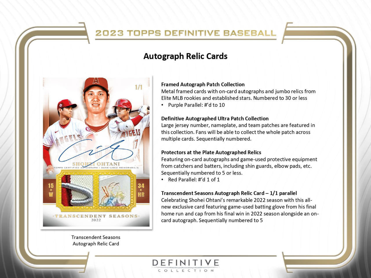 2023 Topps Definitive Collection Baseball Hobby Case (3)