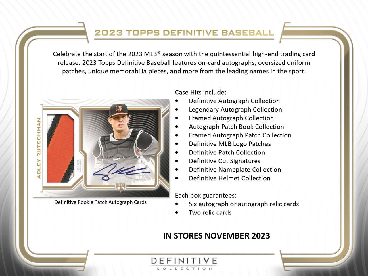 2023 Topps Definitive Collection Baseball Hobby Case (3)